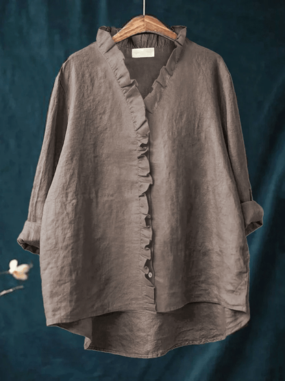Maribel | Soft Ruffle Blouse - for Real Comfort - Alira - Boutique