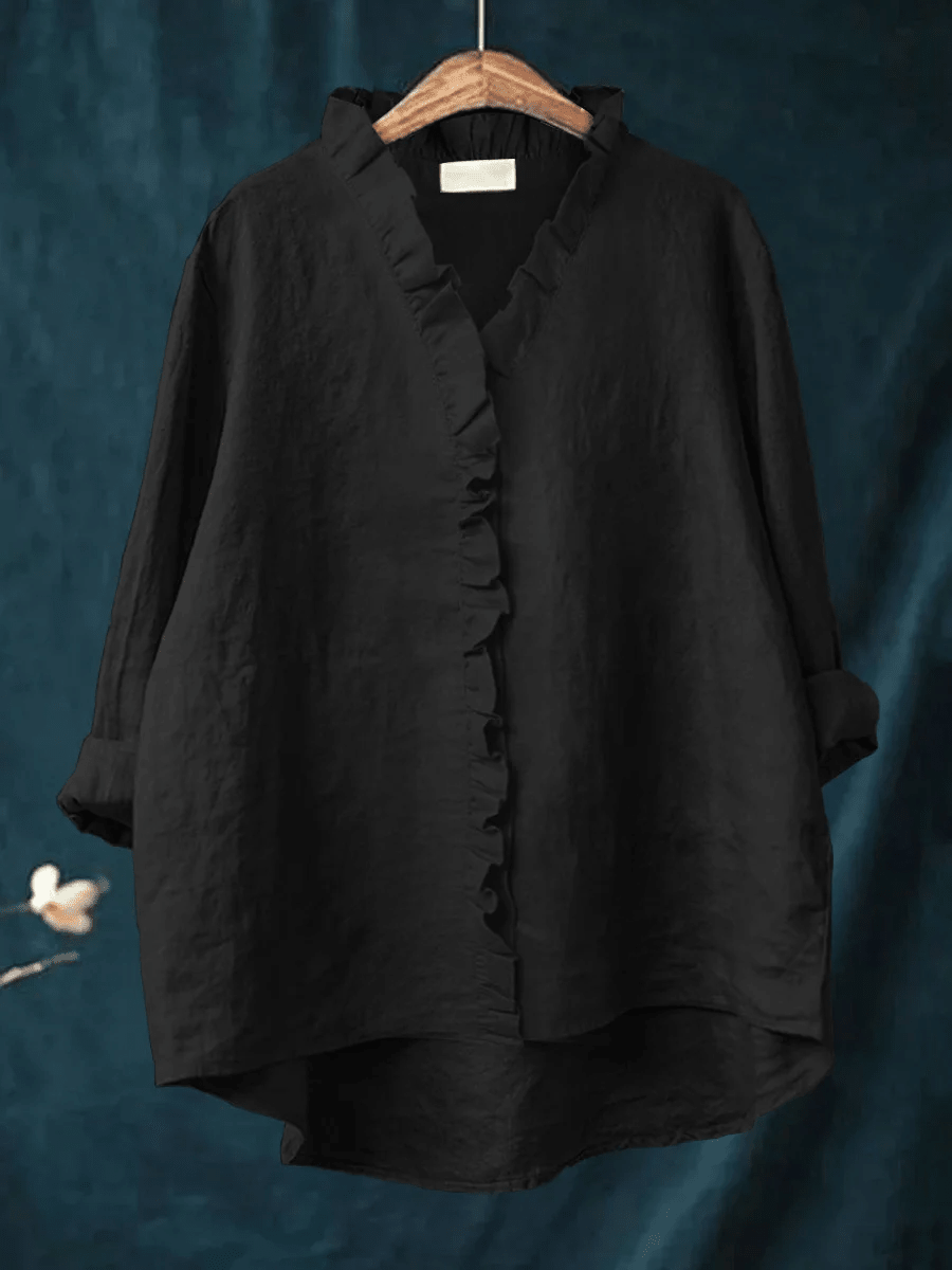Maribel | Soft Ruffle Blouse - for Real Comfort - Alira - Boutique