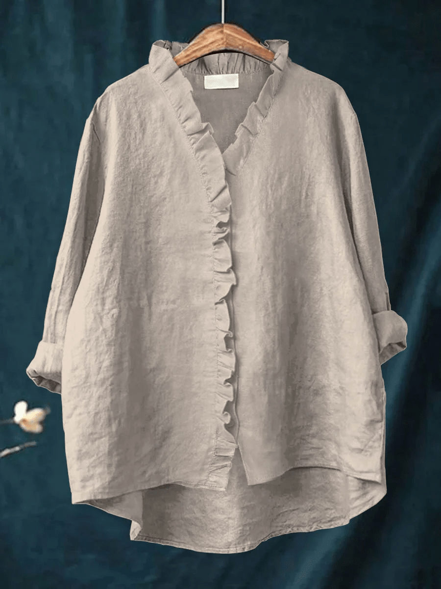 Maribel | Soft Ruffle Blouse - for Real Comfort - Alira - Boutique