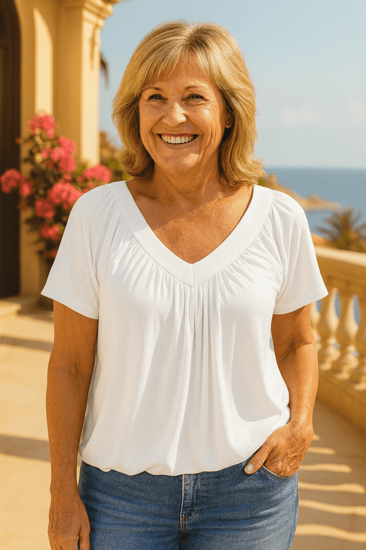 Maris| Luxe Comfort Top – Flattering Ease for Every Day (S-5XL) - Alira - Boutique
