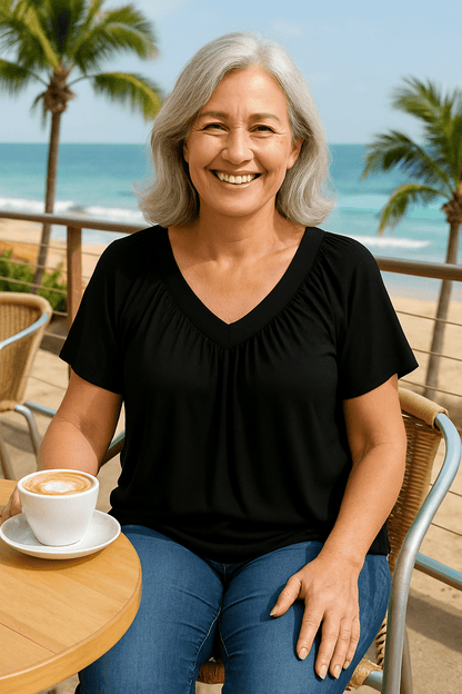 Maris| Luxe Comfort Top – Flattering Ease for Every Day (S-5XL) - Alira - Boutique