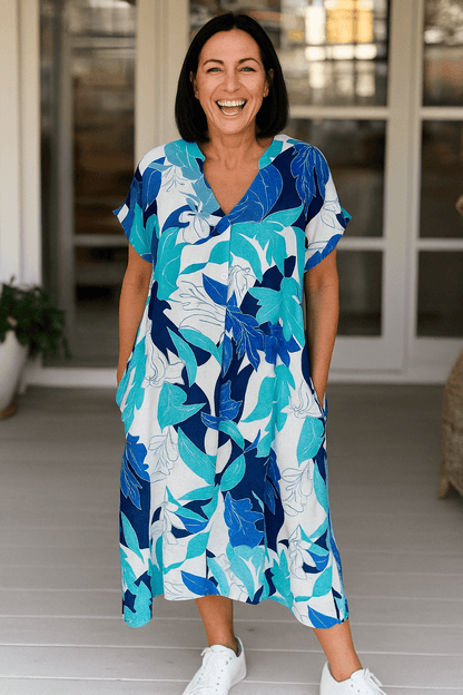 Marisela | Breeze Midi Dress – Lightness, Confidence & Carefree Style - Alira - Boutique