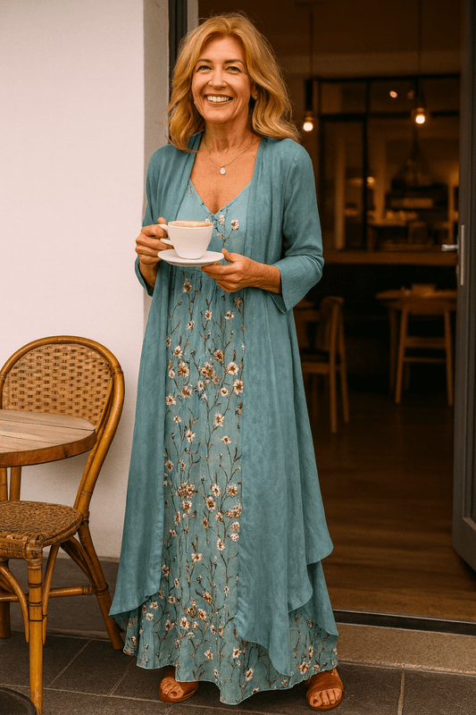 Mariselle | Elegant Two-Piece Maxi Set – Effortless Style, All-Day Comfort - Alira - Boutique