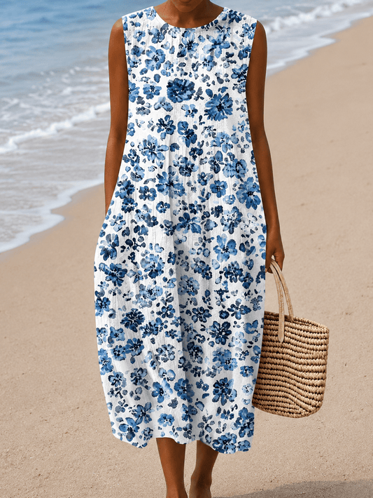 Mary - Women’s Casual Sleeveless Dress - Alira - Boutique