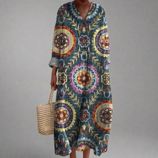 Matilda | Elegant Geometric Dress - Alira - Boutique