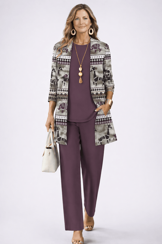 Melanie - Classic Elegance Three-Piece Set - Alira - Boutique
