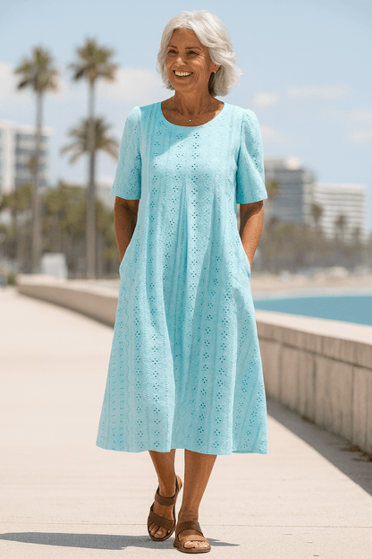Meliora | Everyday Elegance Midi Dress – Flattering Comfort, Timeless Confidence (S-5XL) - Alira - Boutique