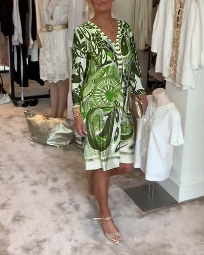 Moonie - Sunburst Printed Dress - Alira - Boutique