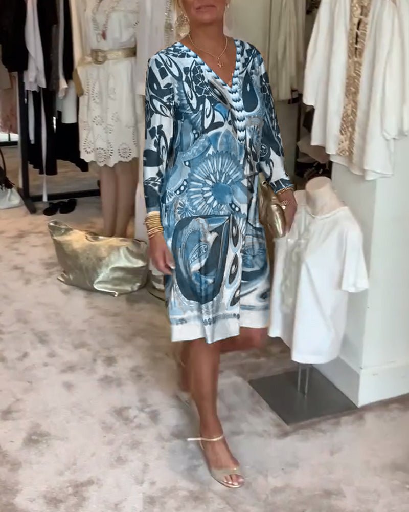 Moonie - Sunburst Printed Dress - Alira - Boutique