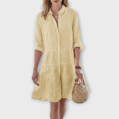 Nadie - Striped Breezy Dress - Alira - Boutique