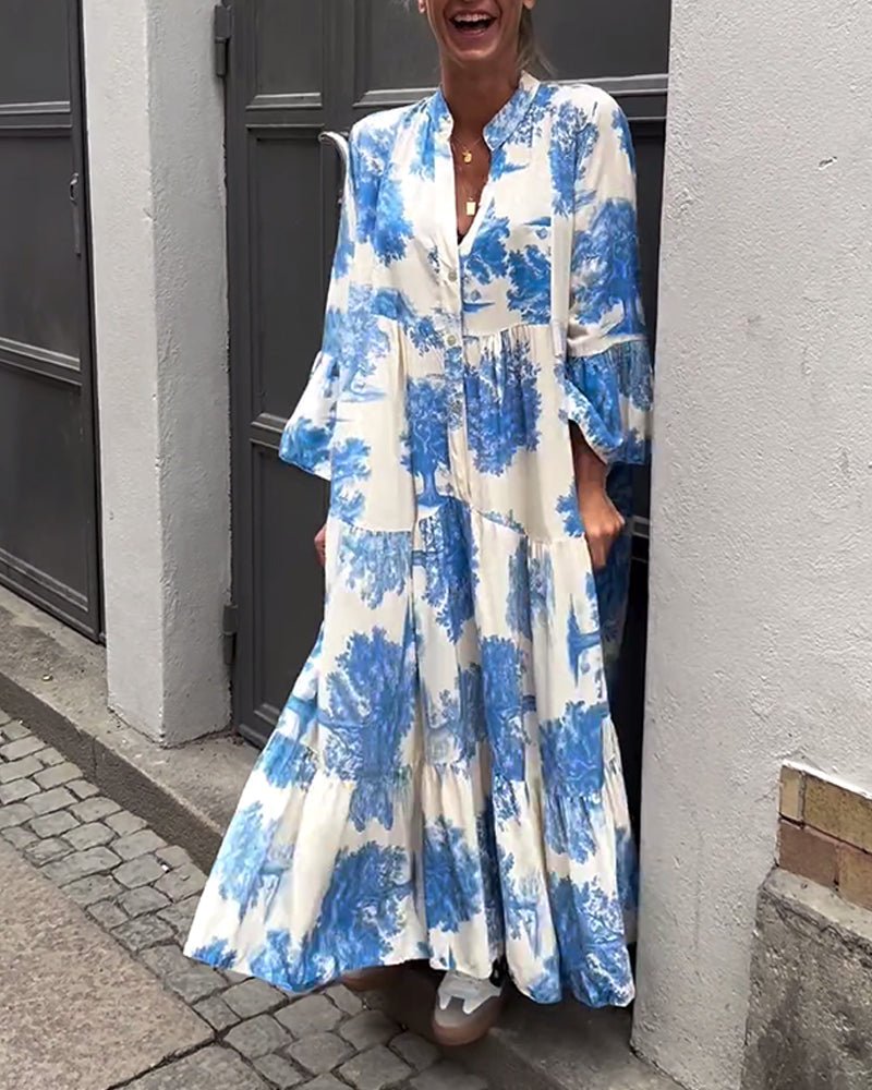 Ophelia - Long Flowy Dress - Alira - Boutique