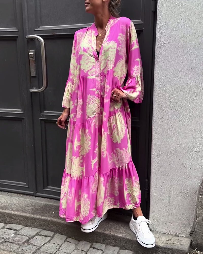 Ophelia - Long Flowy Dress - Alira - Boutique