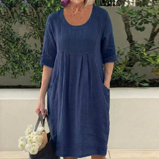 Paisley | Elegant Dress With Pockets - Alira - Boutique