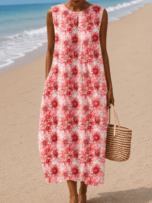 Patricia - Women’s Casual Sleeveless Dress - Alira - Boutique