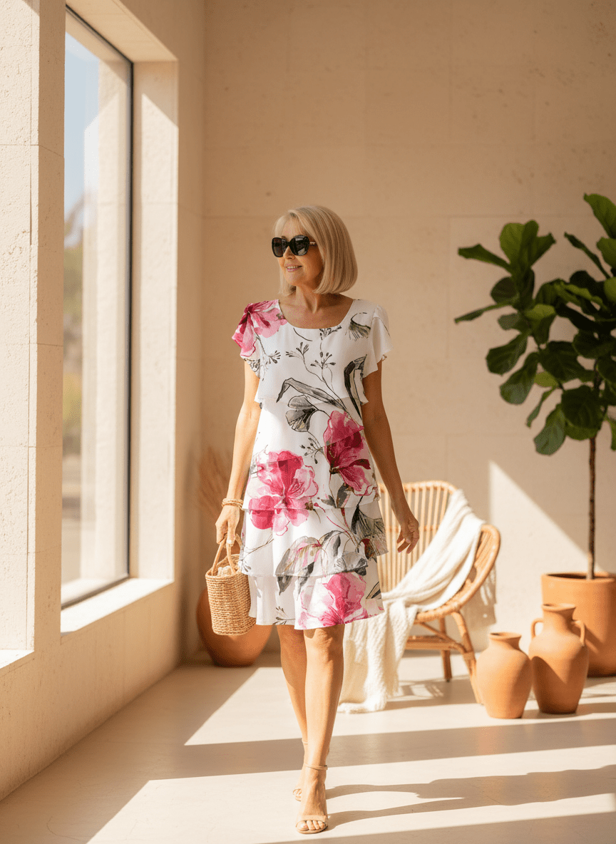 Phoebe - Bloom Ruffle Dress - Alira - Boutique