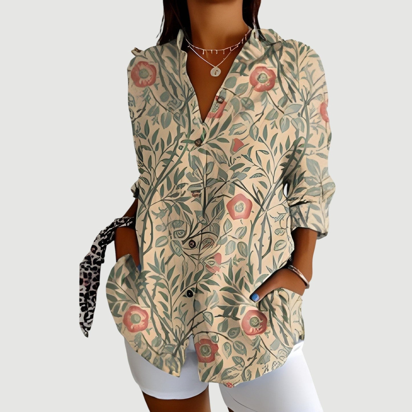 Nora | Artistic Bloom Blouse