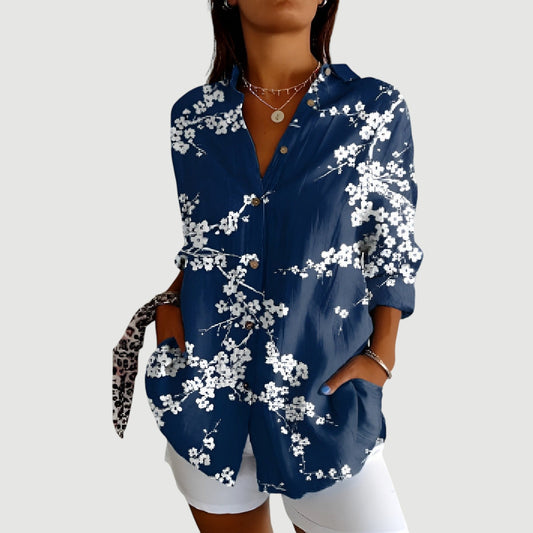 Viola | Artistic Bloom Blouse