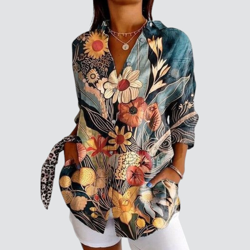 Astrid | Artistic Bloom Blouse