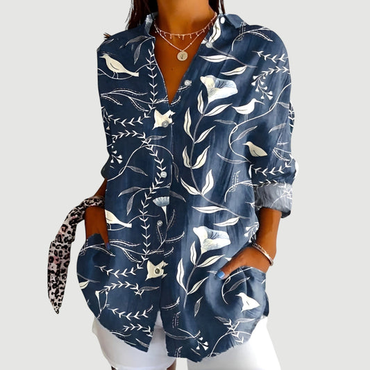 Josefine | Artistic Floral Blouse