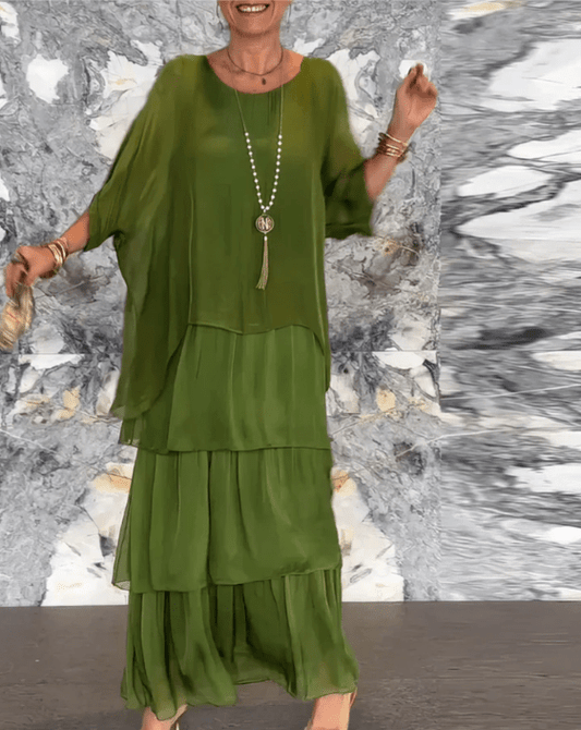 Quivira™ Elegant Flowing Maxi Dress for Women with Light Fall - Alira - Boutique