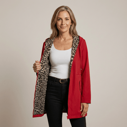 Reversible Hooded Coat - Alira - Boutique