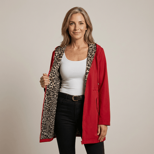 Reversible Hooded Coat - Alira - Boutique