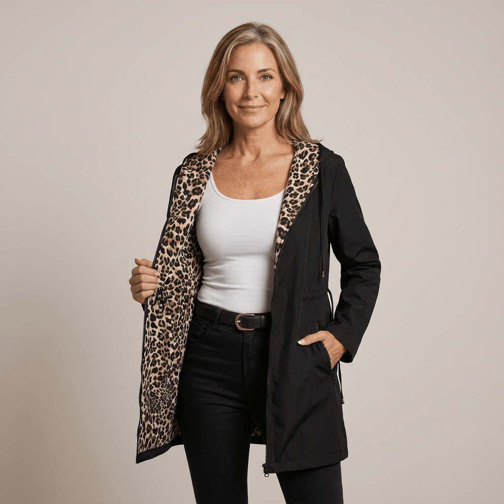 Reversible Hooded Coat - Alira - Boutique
