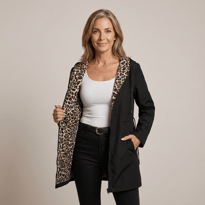 Reversible Hooded Coat - Alira - Boutique