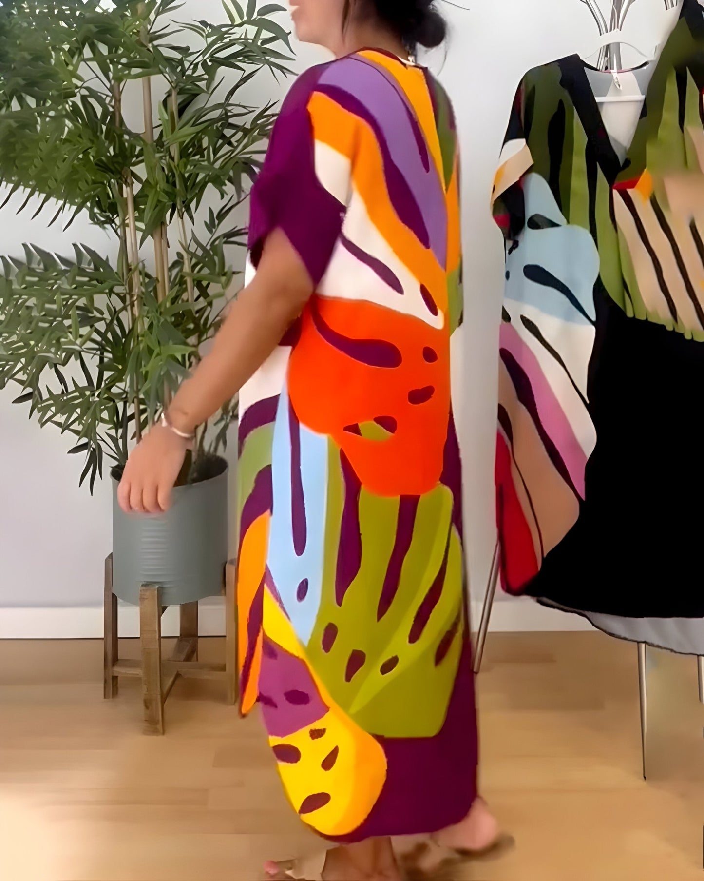 Rianna - Abstract Print Dress - Alira - Boutique