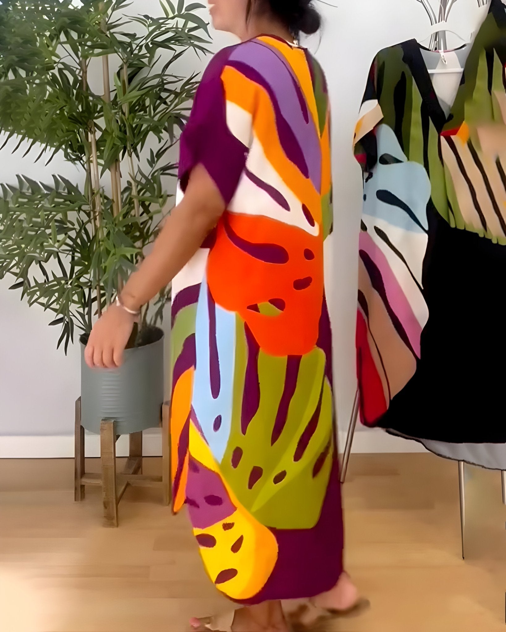 Rianna - Abstract Print Dress - Alira - Boutique