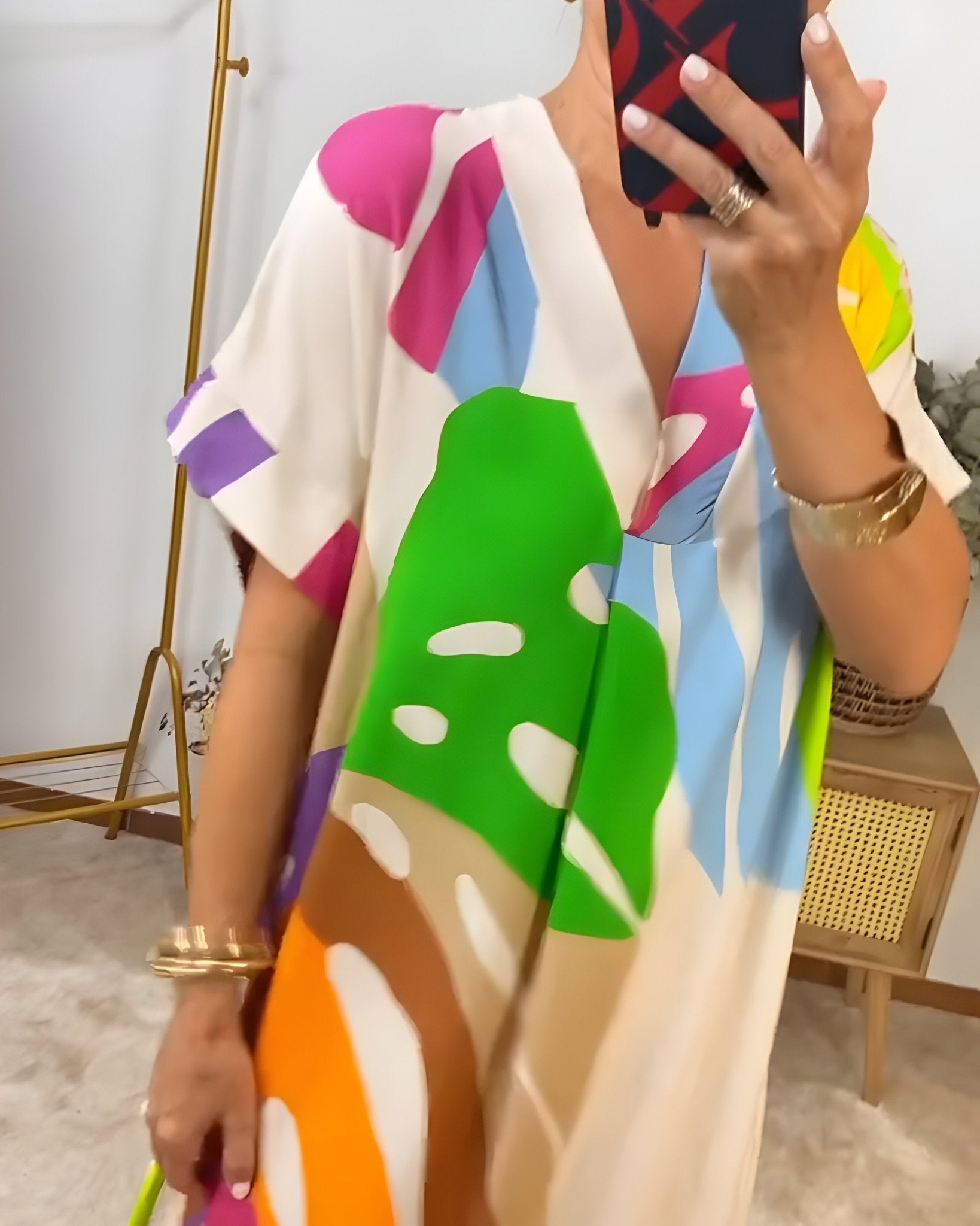 Rianna - Abstract Print Dress - Alira - Boutique
