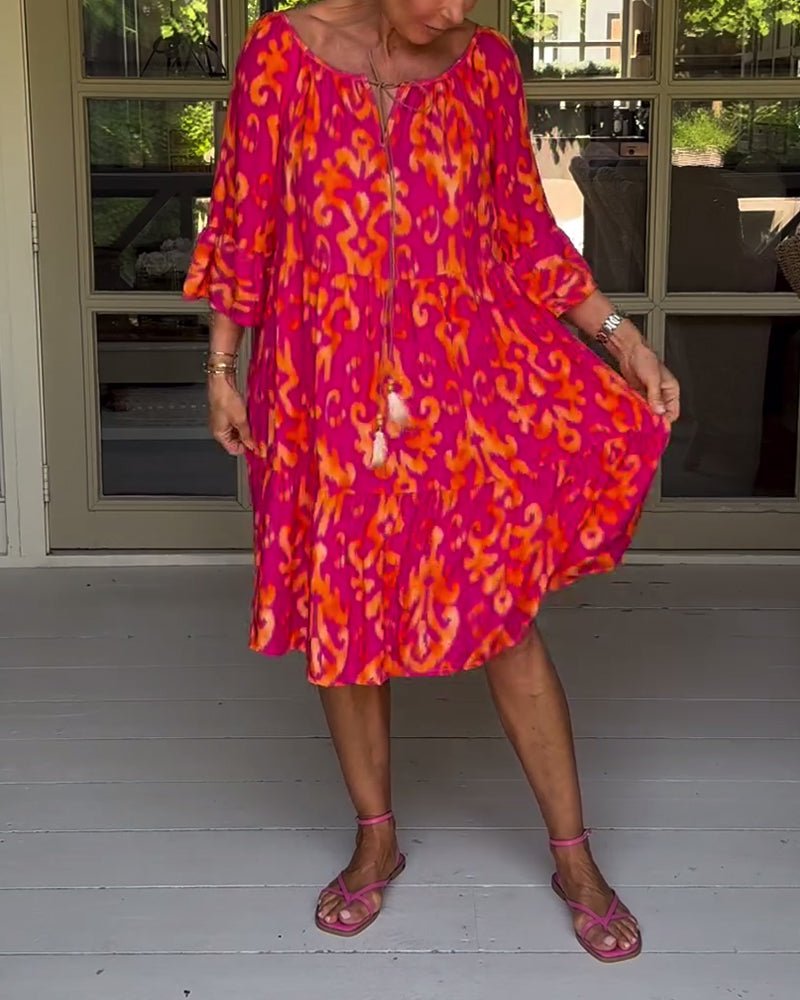 Rica - Relaxed Printed Dress - Alira - Boutique