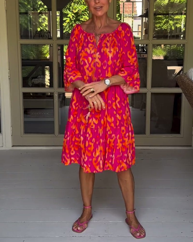 Rica - Relaxed Printed Dress - Alira - Boutique