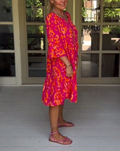 Rica - Relaxed Printed Dress - Alira - Boutique