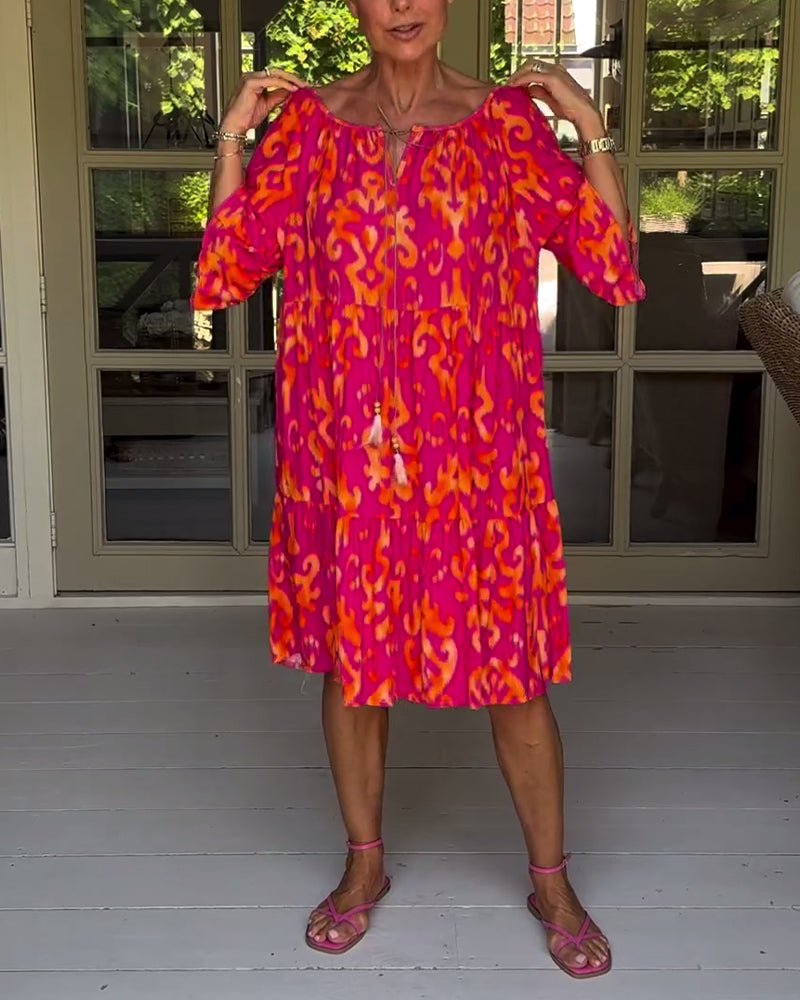 Rica - Relaxed Printed Dress - Alira - Boutique
