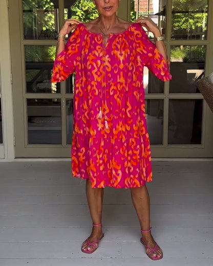 Rica - Relaxed Printed Dress - Alira - Boutique