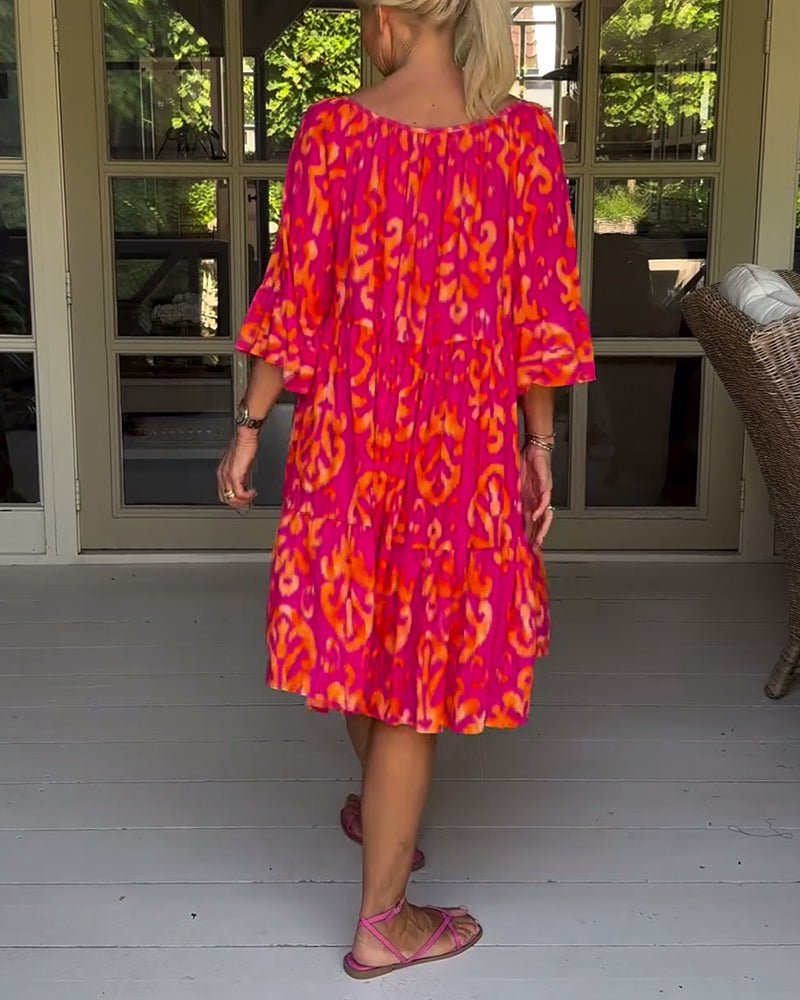 Rica - Relaxed Printed Dress - Alira - Boutique