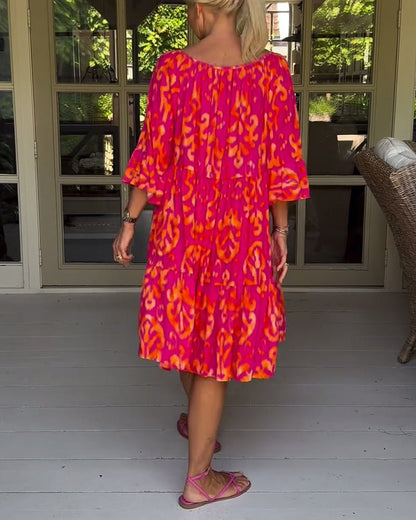 Rica - Relaxed Printed Dress - Alira - Boutique