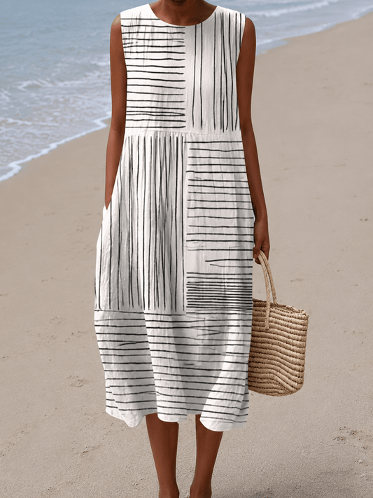Rina™ Printed Midi Dress - Alira - Boutique