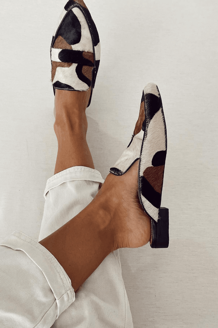 Rory - Cowhide Chic Loafers - Alira - Boutique