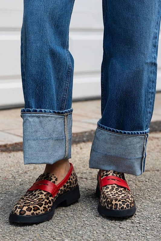 Roxie - Wild Print Loafers - Alira - Boutique