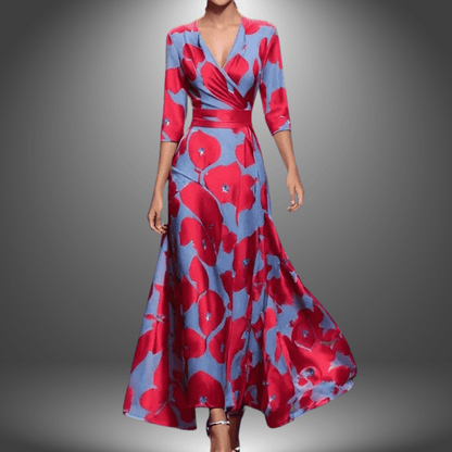 Saffie - Printed Wrap Dress - Alira - Boutique