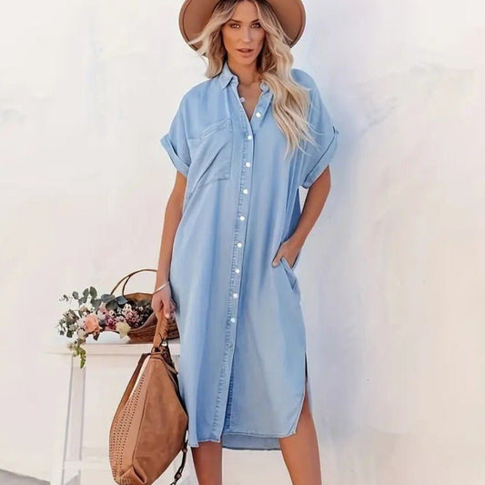 SAVANNAH | Shirt-dress With Pockets - Alira - Boutique