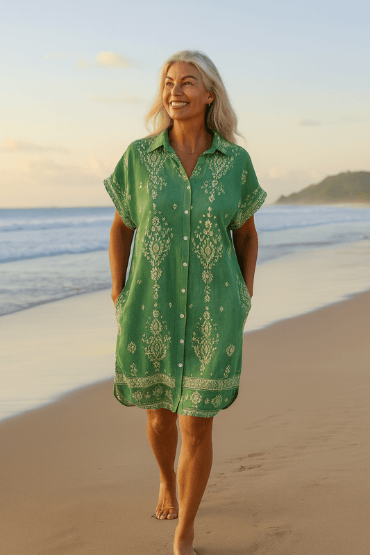 Seabreeze | Boho Dress ( Cotton-Linen ) - Alira - Boutique