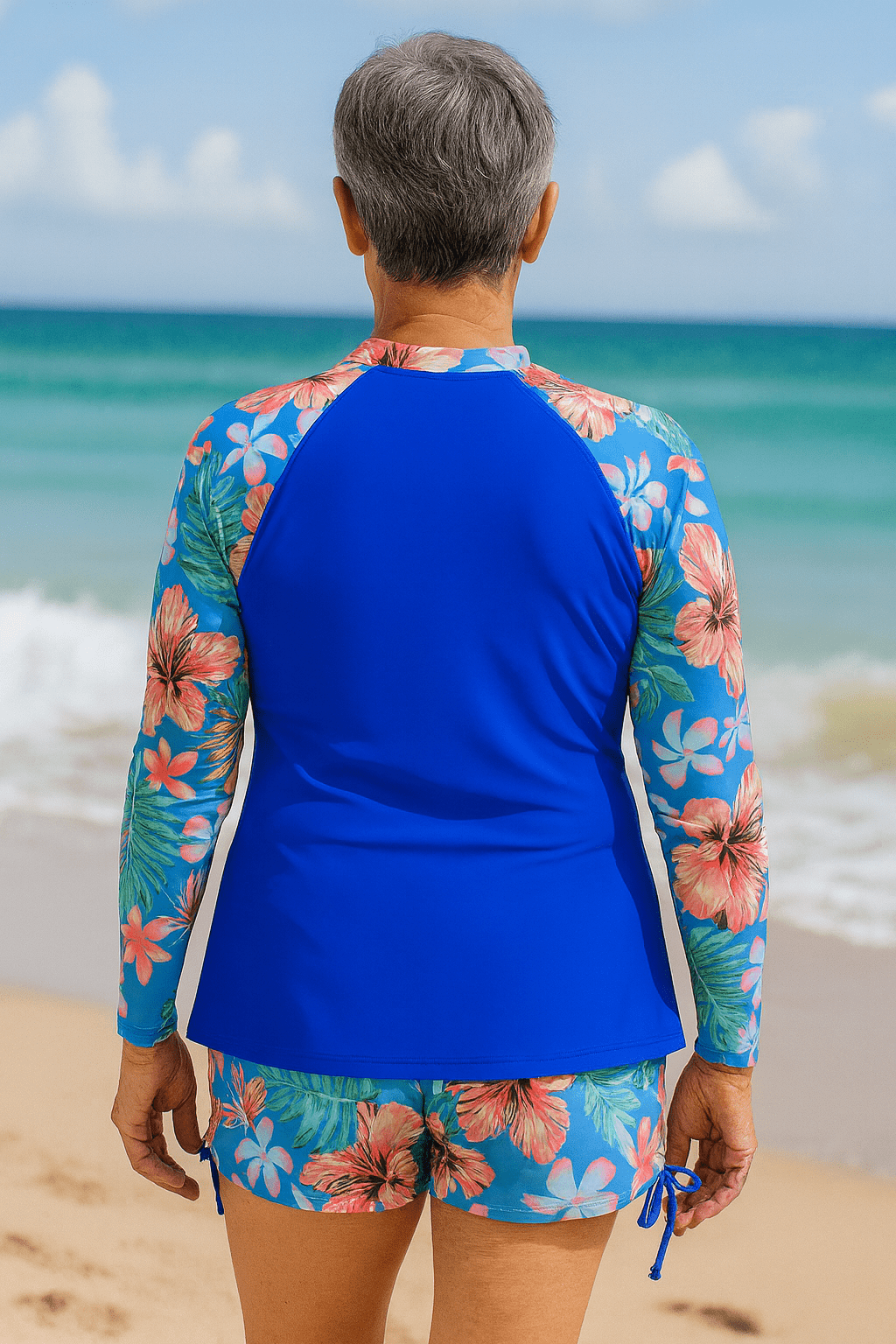 SereniSea Swimwear | UV Protection Rash Set – Sun-Safe Elegance, All-Day Ease - Alira - Boutique
