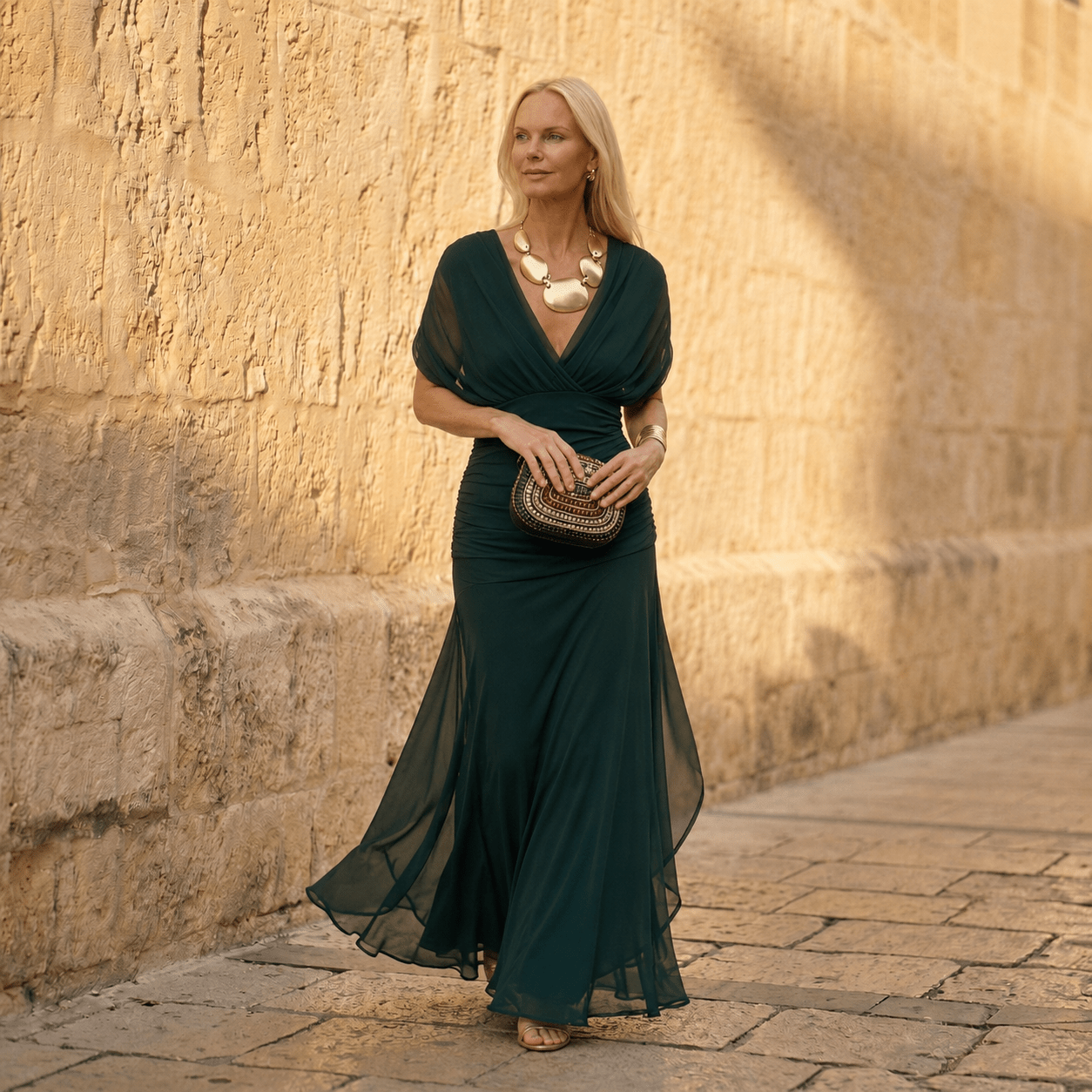 Sienna | Elegant Green Dress - Alira - Boutique