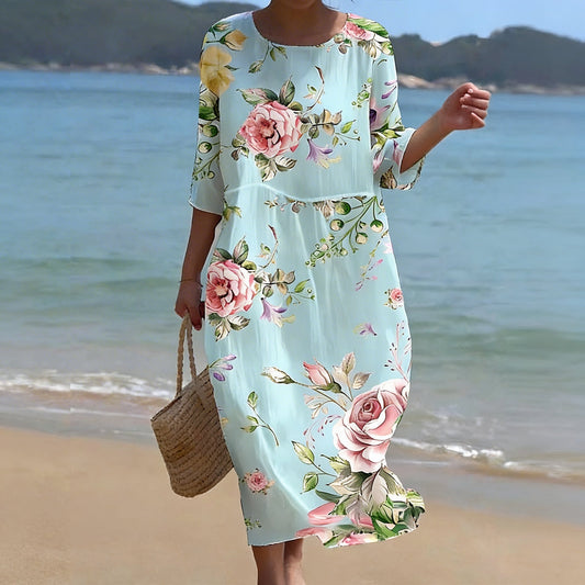 Sienna | Sunset Flower Dress - Alira - Boutique