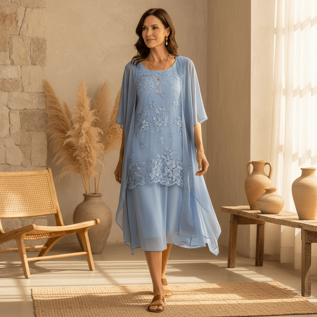 Silvia - Layered Style Dress - Alira - Boutique