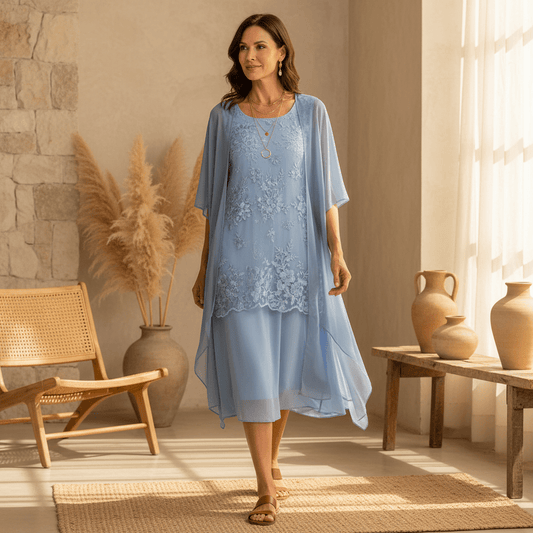 Silvia - Layered Style Dress - Alira - Boutique