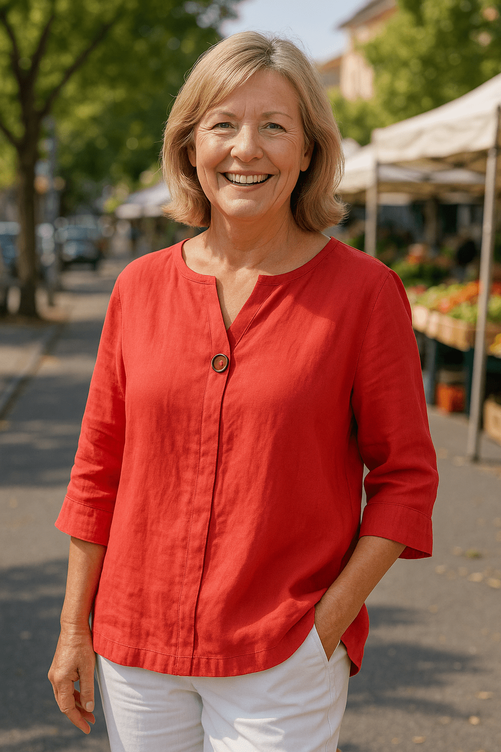 Simone | Blouse - Light. Flattering. Made for real women (S-5XL) - Alira - Boutique